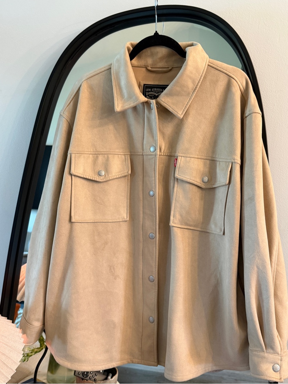 Levi's Tan faux Suede Jacket